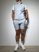 画像をギャラリービューアに読み込む, CODURA(R) NYLON 4WAY STRETCH ハーフパンツ FRONT BACK ZIP LOGO/ICE GRAY