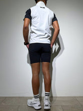 画像をギャラリービューアに読み込む, ハーフジップ カノコ半袖モックネック 3D LOGO/DARK NAVY