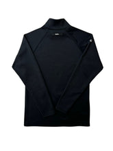 画像をギャラリービューアに読み込む, NEW STD裏起毛ストレッチハイネックロングスリーブTシャツ/BLACK×WHITE (UNISEX)