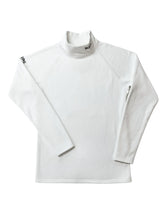 画像をギャラリービューアに読み込む, NEW STD裏起毛ストレッチハイネックロングスリーブTシャツ/WHITE (UNISEX)