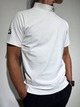 画像をギャラリービューアに読み込む, 半袖モックネック カットソー SIDE 3D LOGO/WHITE