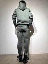 画像をギャラリービューアに読み込む, ライト ダブルニットフーディー SIDE 3D SHADOW LOGO/OLIVE GREEN (UNISEX)