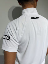 画像をギャラリービューアに読み込む, ハーフジップ カノコ半袖モックネック 3D LOGO/WHITE