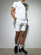画像をギャラリービューアに読み込む, サイドメッシュ切替ポロシャツ FRONT LOGO/WHITE