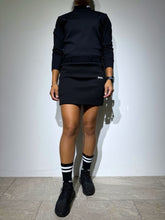 画像をギャラリービューアに読み込む, ライト ダブルニットスカート /BLACK