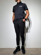 画像をギャラリービューアに読み込む, サイドメッシュ切替ポロシャツ FRONT LOGO/BLACK