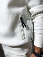 画像をギャラリービューアに読み込む, ライト ダブルニットフーディー FRONT 3D SHADOW LOGO/WHITE (UNISEX)