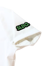 이미지를 갤러리 뷰어에 로드 , 半袖モックネック カットソー シェルタリングドライ NEON GREEN LOGO/WHITE