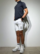 画像をギャラリービューアに読み込む, ハーフジップ カノコ半袖モックネック 3D LOGO/DARK NAVY