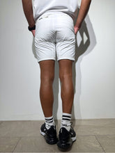 画像をギャラリービューアに読み込む, CODURA(R) NYLON 4WAY STRETCH ハーフパンツ FRONT BACK ZIP LOGO/WHITE