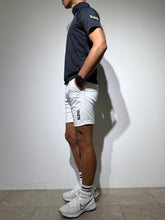 画像をギャラリービューアに読み込む, ハーフジップ カノコ半袖モックネック 3D LOGO/DARK NAVY