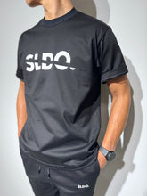 画像をギャラリービューアに読み込む, 【EXTRA SERIES】Tシャツ SLANTING LOGO/BLACK×WHITE