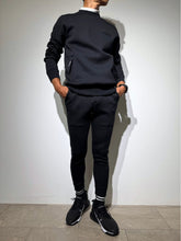 画像をギャラリービューアに読み込む, ライト ダブルニットプルオーバー 3D SHADOW LOGO/BLACK (UNISEX)