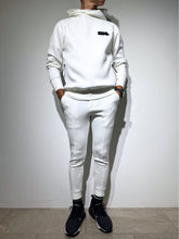 画像をギャラリービューアに読み込む, ライト ダブルニットフーディー FRONT 3D SHADOW LOGO/WHITE (UNISEX)