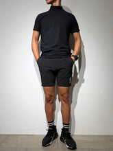 이미지를 갤러리 뷰어에 로드 , 半袖モックネック カットソー シェルタリングドライ NEON GREEN LOGO/BLACK