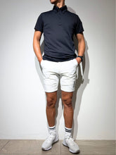 이미지를 갤러리 뷰어에 로드 , CODURA(R) NYLON 4WAY STRETCH ハーフパンツ FRONT BACK ZIP LOGO/WHITE