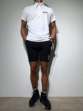 画像をギャラリービューアに読み込む, サイドメッシュ切替ポロシャツ FRONT LOGO/WHITE