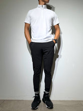 画像をギャラリービューアに読み込む, ハーフジップ カノコ半袖モックネック 3D LOGO/WHITE