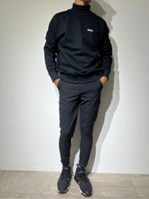 画像をギャラリービューアに読み込む, SLDO. × AddElm 裏起毛ストレッチハイネックロングスリーブTシャツ / BLACK GLOW LOGO (UNISEX)