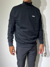 画像をギャラリービューアに読み込む, SLDO. × AddElm 裏起毛ストレッチハイネックロングスリーブTシャツ / BLACK GLOW LOGO (UNISEX)