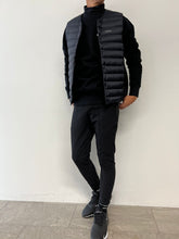 画像をギャラリービューアに読み込む, SLDO. × AddElm 裏起毛ストレッチハイネックロングスリーブTシャツ / BLACK GLOW LOGO (UNISEX)