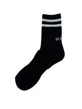 画像をギャラリービューアに読み込む, BACK LOGO ミドルソックス/BLACK(MENS)