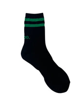 이미지를 갤러리 뷰어에 로드 , BACK LOGO ミドルソックス/BLACK×GREEN(MENS)