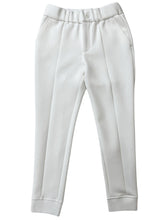 画像をギャラリービューアに読み込む, ライト ダブルニット リブパンツ/WHITE (UNISEX)