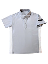 이미지를 갤러리 뷰어에 로드 , サイドメッシュ切替ポロシャツ SIDE 3D LOGO/ICE GRAY