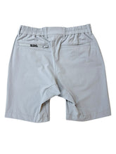 이미지를 갤러리 뷰어에 로드 , CODURA(R) NYLON 4WAY STRETCH ハーフパンツ FRONT BACK ZIP LOGO/ICE GRAY