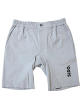 이미지를 갤러리 뷰어에 로드 , CODURA(R) NYLON 4WAY STRETCH ハーフパンツ FRONT BACK ZIP LOGO/ICE GRAY