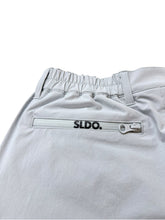 이미지를 갤러리 뷰어에 로드 , CODURA(R) NYLON 4WAY STRETCH ハーフパンツ FRONT BACK ZIP LOGO/ICE GRAY