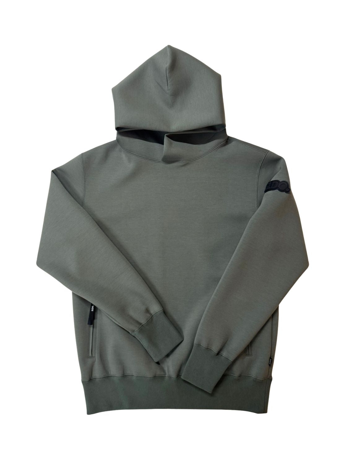 ライト ダブルニットフーディー SIDE 3D SHADOW LOGO/OLIVE GREEN