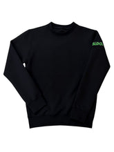 画像をギャラリービューアに読み込む, ライト ダブルニットプルオーバー/BLACK×NEON GREEN (UNISEX)