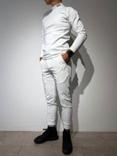 画像をギャラリービューアに読み込む, シェルタリングドライピケ 4WAY STRETCH リブパンツ/WHITE (UNISEX)