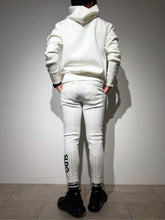 画像をギャラリービューアに読み込む, ライト ダブルニットフーディー/WHITE (UNISEX)
