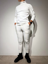 画像をギャラリービューアに読み込む, NEW STD裏起毛ストレッチハイネックロングスリーブTシャツ/WHITE (UNISEX)
