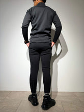 画像をギャラリービューアに読み込む, NEW STD裏起毛ストレッチハイネックロングスリーブTシャツ/BLACK×NEON GREEN(UNISEX)
