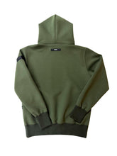 画像をギャラリービューアに読み込む, ライト ダブルニットフーディー/DARK MOSS GREEN (UNISEX)
