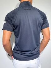 画像をギャラリービューアに読み込む, ハーフジップ カノコ半袖モックネック 3D LOGO/DARK NAVY