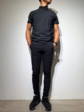 画像をギャラリービューアに読み込む, 半袖モックネック カットソー SIDE 3D LOGO/BLACK