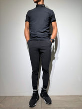 画像をギャラリービューアに読み込む, 半袖モックネック カットソー SIDE 3D LOGO/BLACK