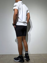 画像をギャラリービューアに読み込む, ハーフジップ カノコ半袖モックネック 3D LOGO/WHITE