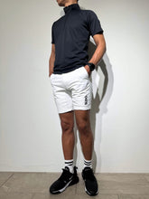 画像をギャラリービューアに読み込む, ハーフジップ カノコ半袖モックネック 3D LOGO/BLACK