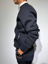 画像をギャラリービューアに読み込む, ライト ダブルニットプルオーバー 3D SHADOW LOGO/BLACK (UNISEX)