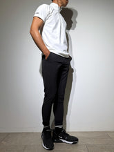 画像をギャラリービューアに読み込む, ハーフジップ 半袖モックネック カットソー ZIP LOGO/WHITE