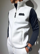 画像をギャラリービューアに読み込む, ライト ダブルニットベスト 3D SHADOW LOGO/WHITE (UNISEX)