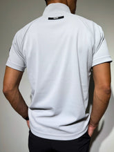 画像をギャラリービューアに読み込む, ハーフジップ カノコ半袖モックネック 3D LOGO/ICE GRAY