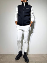 画像をギャラリービューアに読み込む, NEW STD裏起毛ハーフジップ ストレッチハイネック ロングスリーブTシャツ/WHITE (UNISEX)