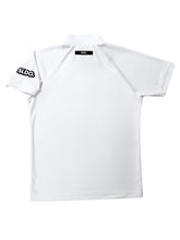 画像をギャラリービューアに読み込む, ハーフジップ カノコ半袖モックネック 3D LOGO/WHITE